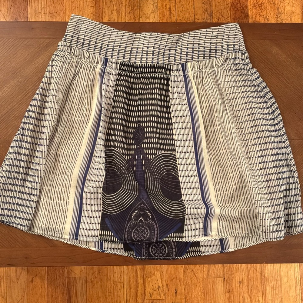 edme & esyllte blue & black full skirt - Size S